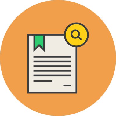 arama web simgesi, basit vektör illüstrasyonu 