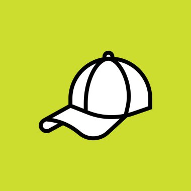 Şapka ikonu. vektör illüstrasyonu