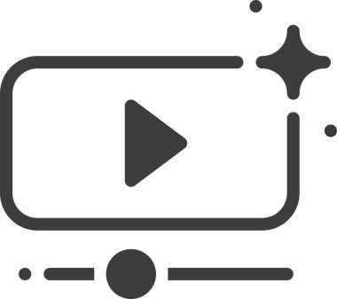 Video oynatıcı. Basit resimleme