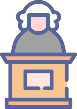 Öğrenci. Web simgesi basit illüstrasyon