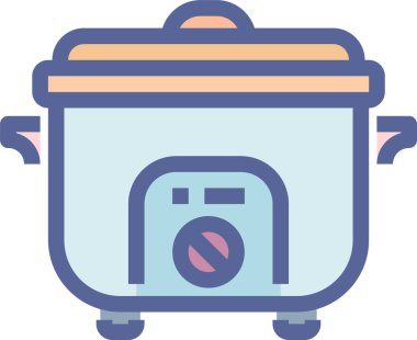 Elektrikli soba. Basit resimleme