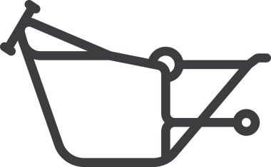 Alışveriş arabası. Basit tasarım