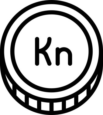 kuna web simgesi, basit vektör illüstrasyonu  