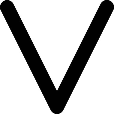 ok web simgesi, basit vektör illüstrasyonu 