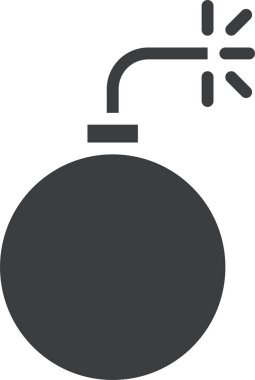 Havai fişek web simgesi, basit vektör illüstrasyonu