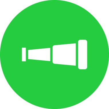 teleskop web simgesi basit tasarım