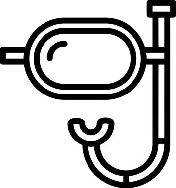 Gözlük. Web simgesi basit illüstrasyon 