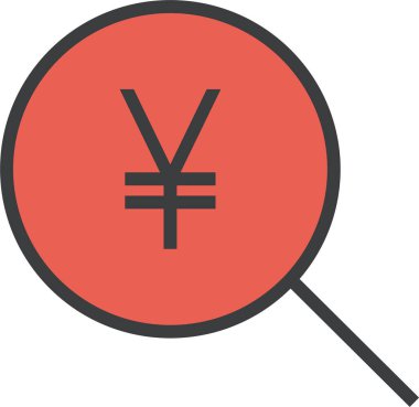 arama web simgesi, basit vektör illüstrasyonu