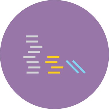 finans ve iş web simgesi, basit vektör illüstrasyonu 