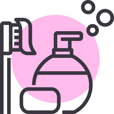 Sprey. Web simgesi basit illüstrasyon