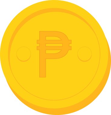 Bitcoin simgesi, vektör çizimi