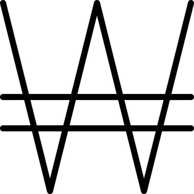 finans ve iş web simgesi, basit vektör illüstrasyonu 