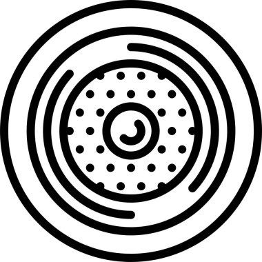 Müzik. Web simgesi basit illüstrasyon