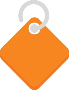 Etiket. Web simgesi basit illüstrasyon 