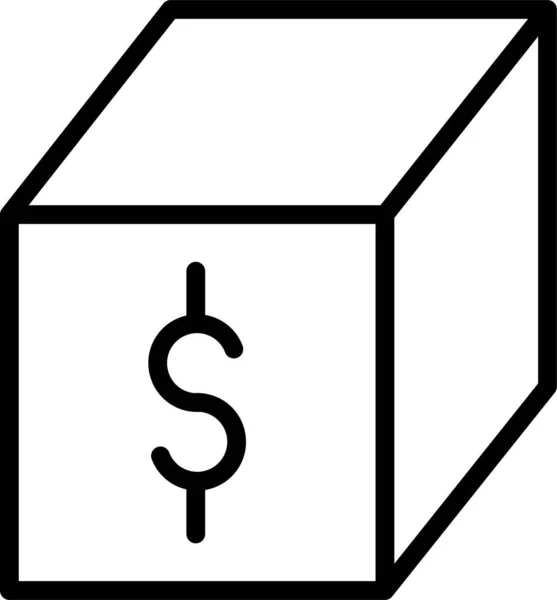 Dollar Web Icon Simple Design — Stock Vector