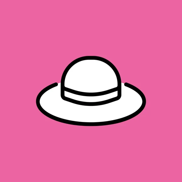 Εικόνα Καπέλου Επίπεδη Απεικόνιση Του Καουμπόι Διανυσματικό Σύμβολο Για Σχεδιασμό — Διανυσματικό Αρχείο
