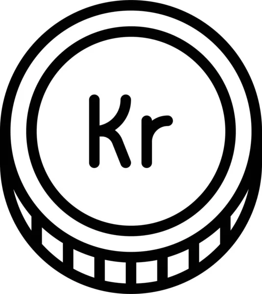 Krone Web Icon Vektorillustration — Stockvektor