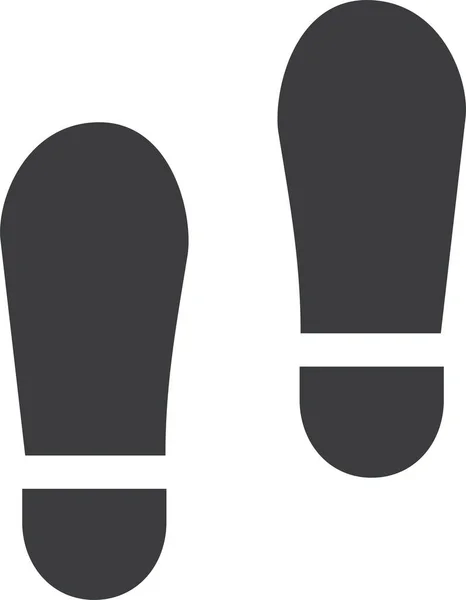 Zapatos Icono Web Ilustración Simple — Archivo Imágenes Vectoriales