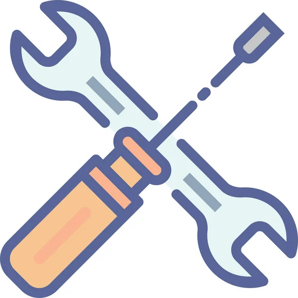 Service Web Icon Vektor Illustration — Stockvektor