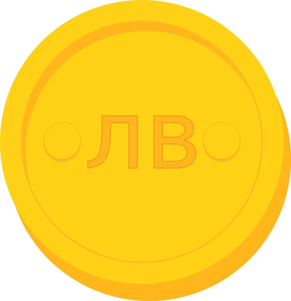 Απεικόνιση Εικονιδίου Χρυσού Νομίσματος — Διανυσματικό Αρχείο