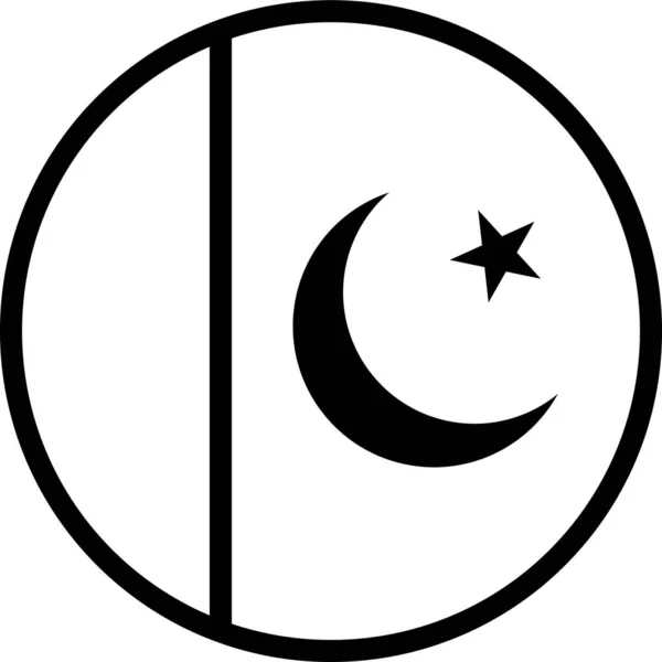 パキスタン国旗ベクトルイラスト — ストックベクタ