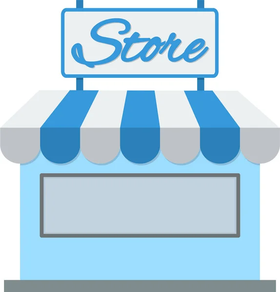 Tienda Icono Web Vector Ilustración — Archivo Imágenes Vectoriales