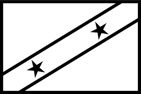 Flagge Von Kitts Und Nevis Vektorillustration — Stockvektor