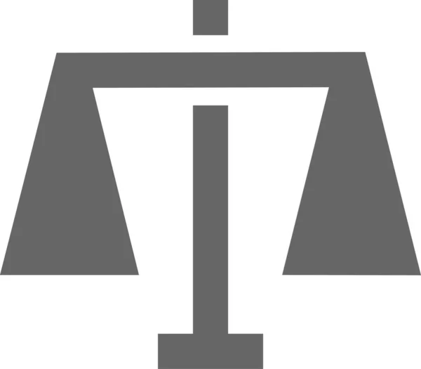 Justice Web Icon Simple Design — Stock Vector