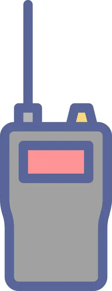Radio Web Icon Simple Illustration — Stock Vector