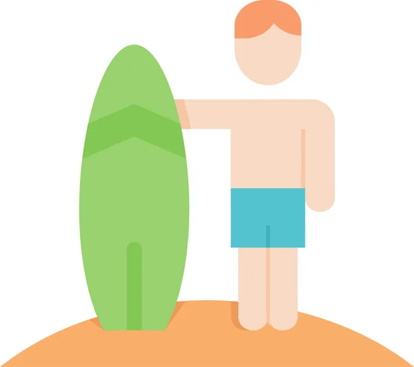 Surfen Web Symbol Einfache Illustration — Stockvektor