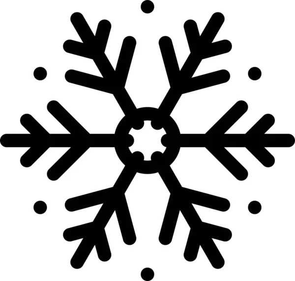 Copo Nieve Icono Web Ilustración Simple — Archivo Imágenes Vectoriales