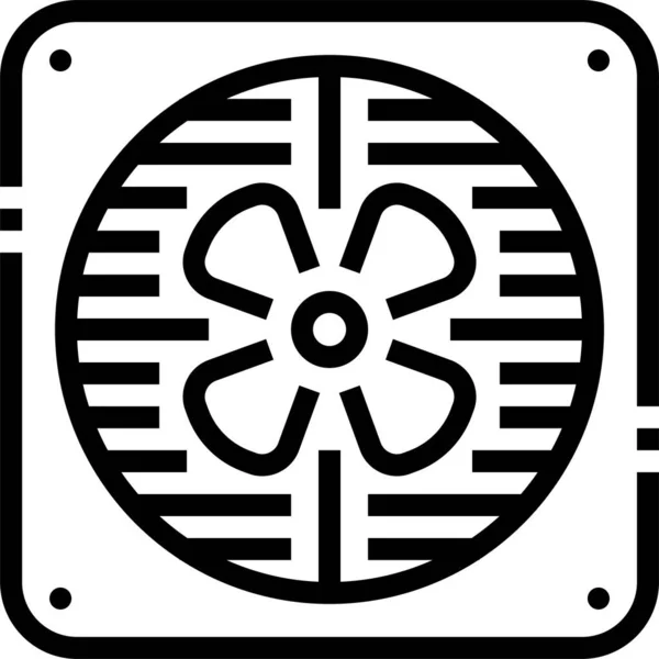 Вентилятор Иконка Сайта — стоковый вектор