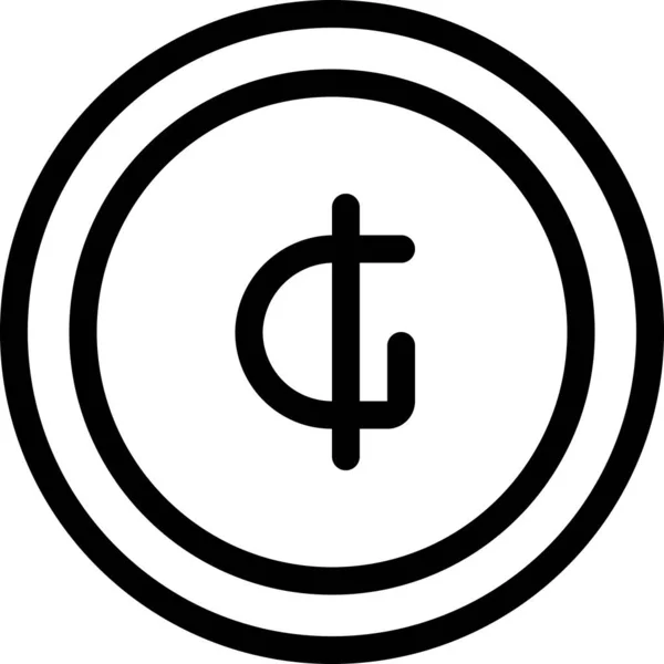 Dollar Web Symbol Einfache Illustration — Stockvektor