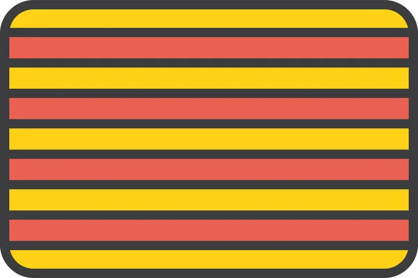 Catalonia Flag Vector Illustration — Stock Vector