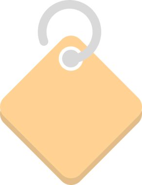 Etiket. Web simgesi basit illüstrasyon 