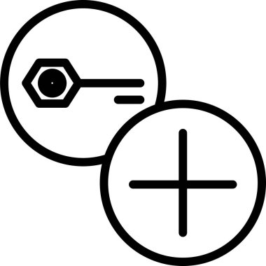 parola web simgesi basit illüstrasyon