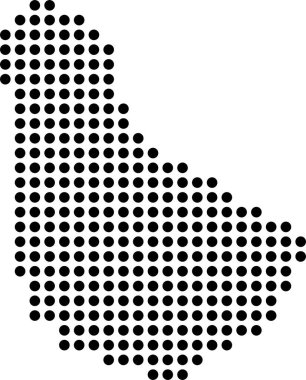 soyut yarım ton noktalar üretken sanat arkaplanı çizimi