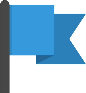 bayrak ikonu vektör illüstrasyonu 