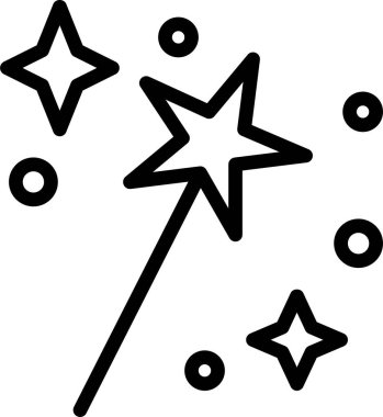 Havai fişekler. Web simgesi vektör illüstrasyonu