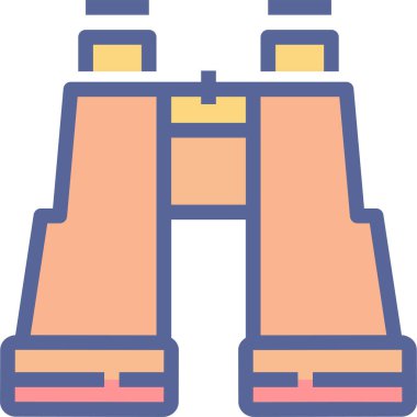 Dürbün. Web simgesi basit illüstrasyon