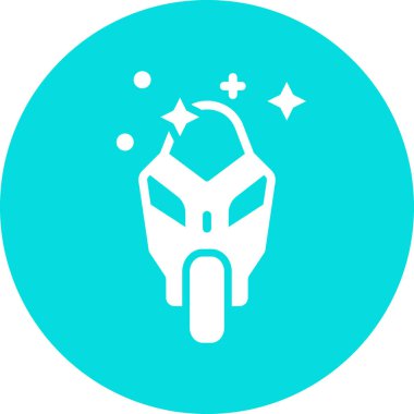 motosiklet web simgesi basit illüstrasyon