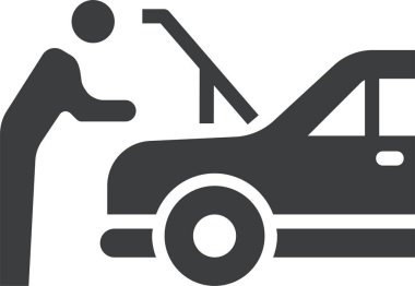 - Araba. Web simgesi basit illüstrasyon