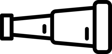 teleskop web simgesi basit tasarım