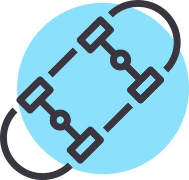 Kayın. Web simgesi basit illüstrasyon