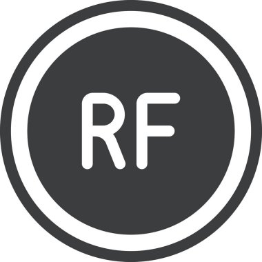 ilk harf vektör logo simgesi