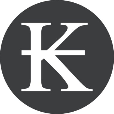 Laos para birimi web simgesi vektör illüstrasyonu  