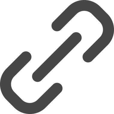 Bağlantı. Web simgesi basit illüstrasyon