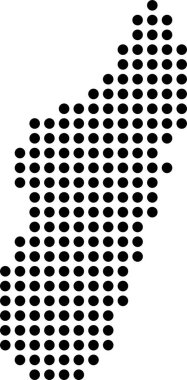 soyut yarım ton noktaları desen, vektör illüstrasyonu