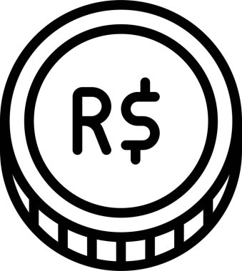 Dolar. Web simgesi basit illüstrasyon