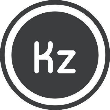 kwanza web simgesi, basit vektör illüstrasyonu 